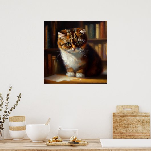 Poster Chat Cymric (Cuisine)