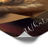 Poster Chat Dans La Boîte À Chaussures - Chat Sarcastique (Coin)