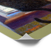 Poster Chat dans la fenêtre par Lora Shelley (Coin)