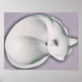 Poster Chat Dans La Repose II (Devant)