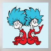 Poster Chat dans le Casquette Chose Un & Chose Deux (Devant)