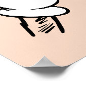 Poster Chat dans le Casquette | Texte de la pièce (Coin)