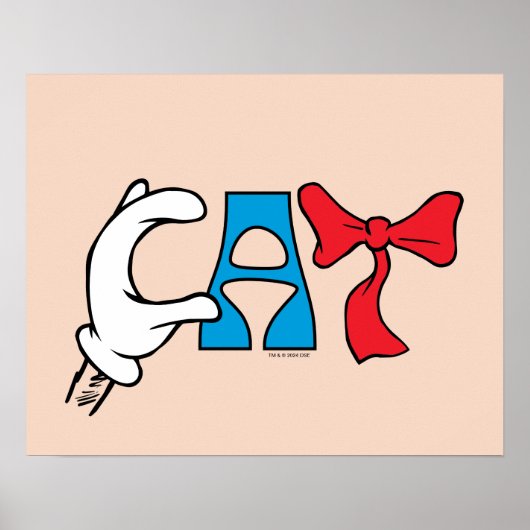 Poster Chat dans le Casquette | Texte de la pièce (Devant)