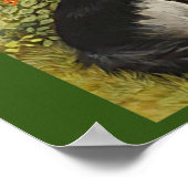 Poster Chat dans le jardin par Louis Wain Card (Coin)