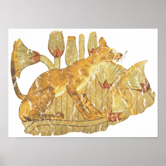 Poster chat dans le marais (Devant)