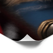 Poster Chat dans le regard (Coin)