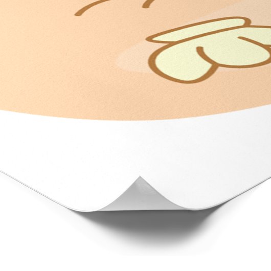 Poster Chat Dans Le Sable (Coin)