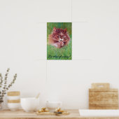 Poster Chat dans les buissons, Louis Wain (Cuisine)