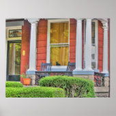 Poster Chat dans une fenêtre (Devant)