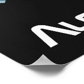 Poster Chat d'astronaute personnalisé (Coin)