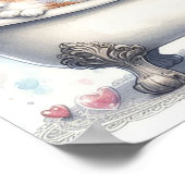 Poster Chat de bain bulle (Coin)