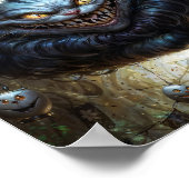 Poster Chat de Cheshire Dark Fantasy (Coin)