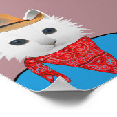 POSTER CHAT DE COWBOY (Coin)