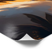 Poster Chat de flamme mystique familier (Coin)