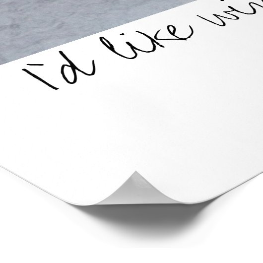 Poster Chat de neige (Coin)