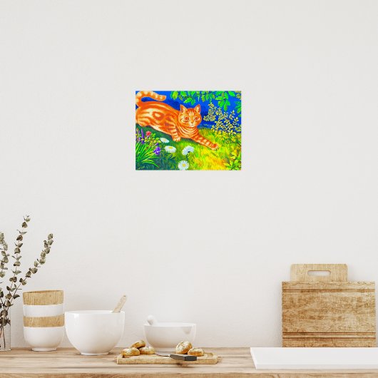 Poster Chat de nuit (Cuisine)