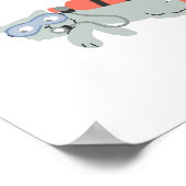 Poster Chat de plongée sous-marine bébé enfants (Coin)