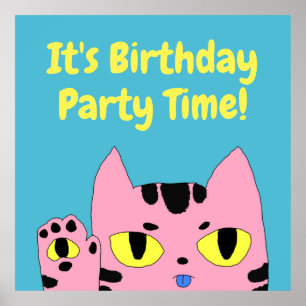 Poster Chat de poche Alien