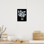 Poster Chat de Schrödinger 9 Vies (Cuisine)
