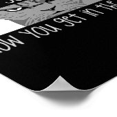 Poster Chat de Schrodinger - Physicien (Coin)