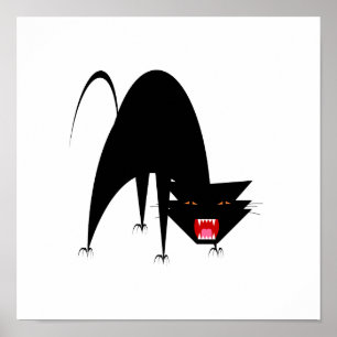 Poster Chat de sifflement