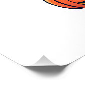 Poster Chat de sorcière Joyeux Halloween (Coin)