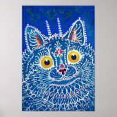 Poster Chat de style gothique, Louis Wain (Devant)