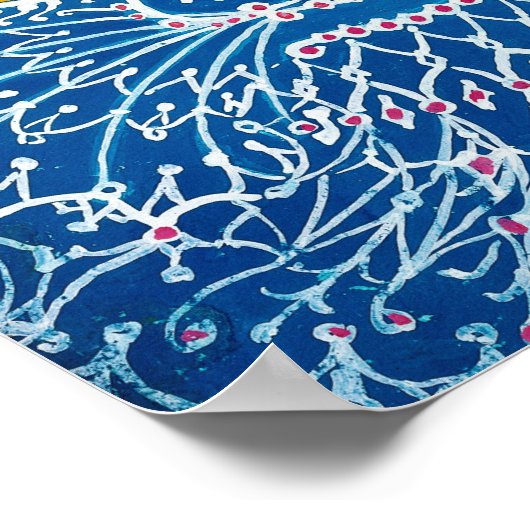 Poster Chat de style gothique, Louis Wain (Coin)