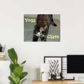 Poster Chat de Yoga (Bureau à domicile)