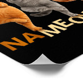 Poster Chat de yoga Nameowste (Coin)