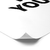 Poster Chat d'échecs décline votre gambit (Coin)