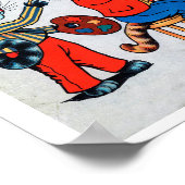 Poster Chat Deux Peintres, Louis Wain (Coin)