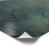 Poster Chat d'Halloween et fantôme (Coin)