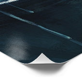 Poster Chat d'Halloween et fantôme dans la piscine (Coin)