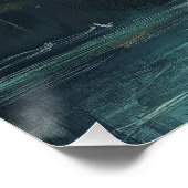 Poster Chat d'Halloween et fantôme dans la piscine (Coin)