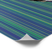 Poster chat DJ drôle (Coin)