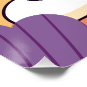 Poster Chat donnant le doigt (Coin)