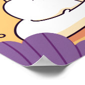 Poster Chat donnant le doigt (Coin)