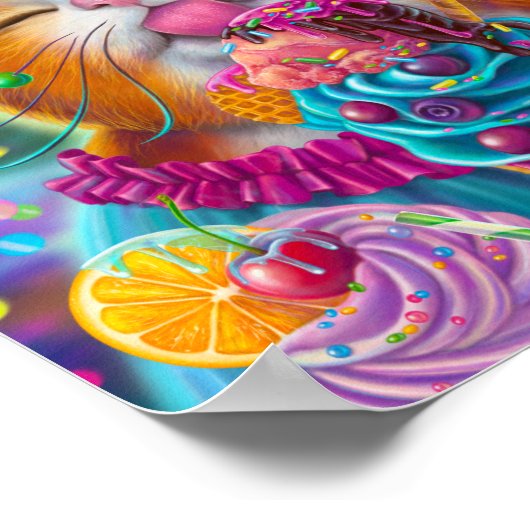 Poster Chat doux (Coin)