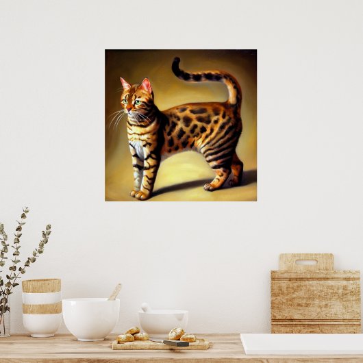 Poster Chat du Bengale (Cuisine)