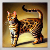 Poster Chat du Bengale (Devant)