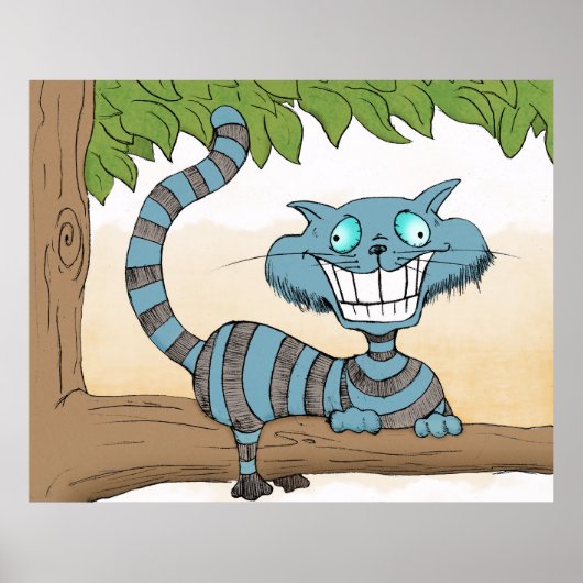 Poster Chat du Cheshire (Devant)