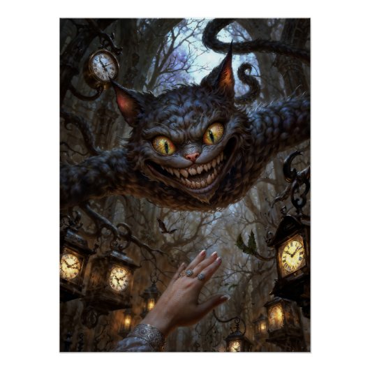 Poster Chat du Cheshire (Devant)