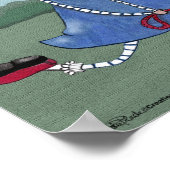 Poster Chat effrayant (Coin)