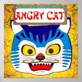 Poster Chat en colère (Devant)