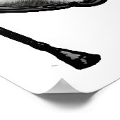 Poster chat en corne française (Coin)