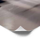 Poster Chat en fuite avec du papier toilette, drôle (Coin)