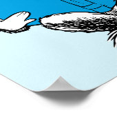 Poster Chat en lecture Casquette (Coin)