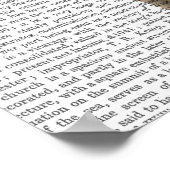 Poster Chat En Robe Rouge (Coin)