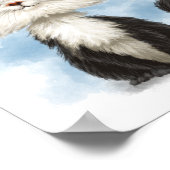 Poster Chat en smoking de dessin animé mignon (Coin)